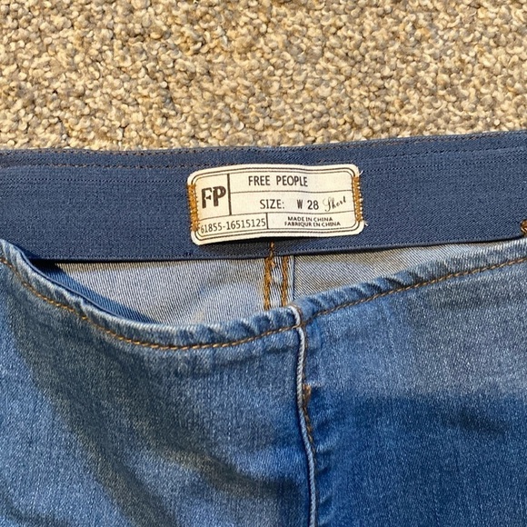 Penny pull on we the free dark blue colored bell bottom flare jeans - Picture 3 of 5